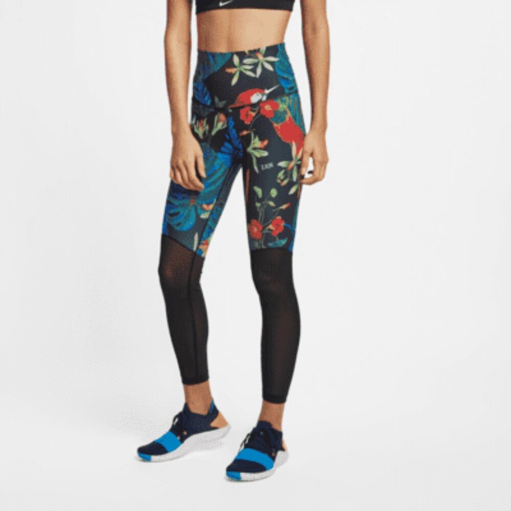 Tropical print Nike Leggings 🌴🦜